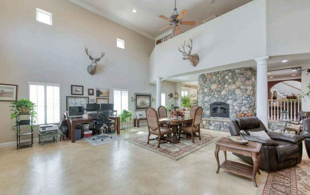 This six-bedroom, five-bath, 6,587 square-foot home in Clovis is listed at $2,250,000.